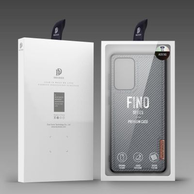 5. Dux Ducis Fino Hülle aus Nylonmaterial für Samsung Galaxy A73 blau