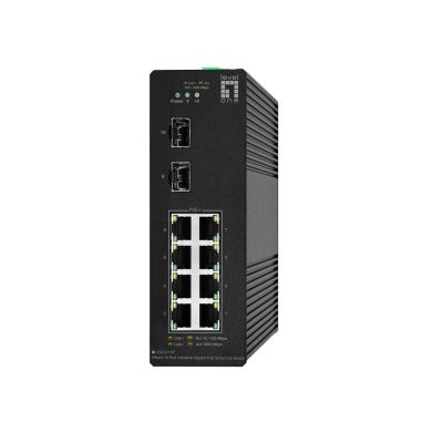 LevelOne IGS-2110P Managed Network Switch L2 Gigabit Ethernet (10/100/1000) PoE-Unterstützung Schwarz