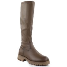 Potocki Damen-Plateaustiefel in Khaki 25-12729