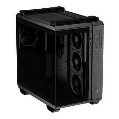 11. Asus TUF GAMING GT502 HORIZON TG ARGB SCHWARZES Gehäuse