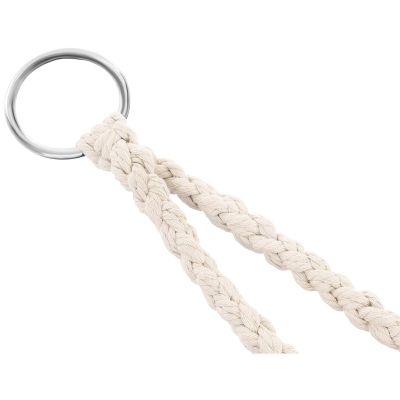 8. Durchbrochene Hängematte, Hängesessel „Storchennest“, 80 x 60 cm, Weiß, Neues Design