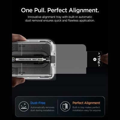 6. Spigen Glas.tR EZ Fit Pro HD AC Sichtschutzglas aus gehärtetem Glas für iPhone Duo