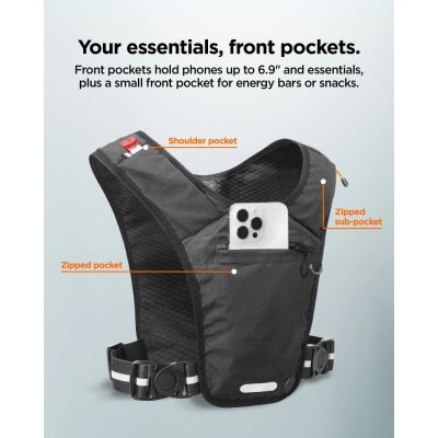 10. Spigen A720 Dynamic Shield ML Laufweste - Schwarz