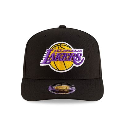 2. New Era 9SEVENTY Los Angeles Lakers NBA Team Schwarze Stretch-Snapback-Kappe - 60755450