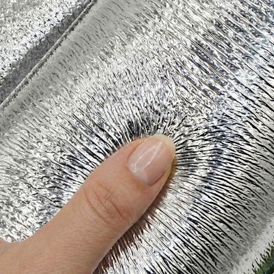 5. Faltbare Campingmatte aus Aluminium, 190 x 60 cm, Enero Camp