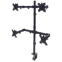 Manhattan 461566 Monitorhalterung/Ständer 81,3 cm (32") Schreibtisch Schwarz
