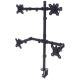 Manhattan 461566 Monitorhalterung/Ständer 81,3 cm (32") Schreibtisch Schwarz