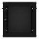4. Wandregalschrank 19" 12U 600X450 SCHWARZ PERFORIERT TÜR LANBERG (FLAT PACK)
