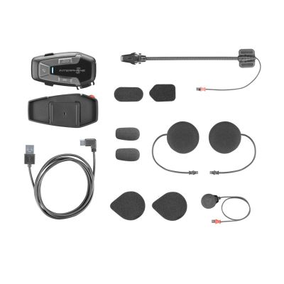7. INTERPHONE U-COM 6R Motorrad-Intercom, Set für 1 Helm