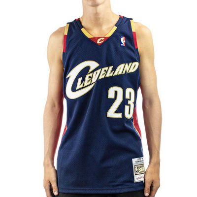 Mitchell &Ness Cleveland Cavaliers NBA Swingman-Trikot Lebron James M SMJYGS18156-CCANAVY08LJA