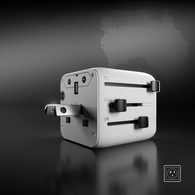 8. SBS TEADAPTUNI Universal-Reiseadapter – weiß
