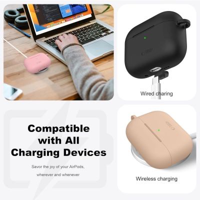 6. Tech-Protect Silikon-Hakenhülle für AirPods Pro – Grau