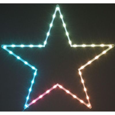 11. Dekorative Hängesternlampe mit 45 LEDs (RGB)
