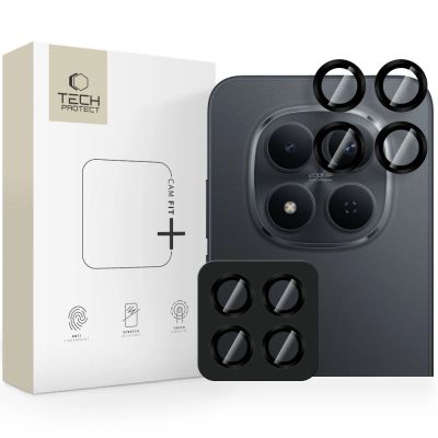 Tech-Protect Camring Fit+ Kameraschutzhülle für Xiaomi Redmi Note 15 Pro 5G / 15 Pro+ - Schwarz