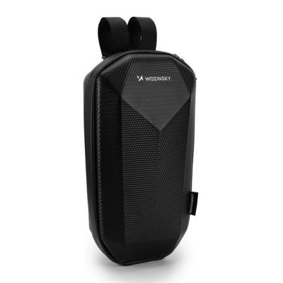 2. Wozinsky wasserdichte Lenkertasche für den Scooter, Scooter-Tasche, 4 l, schwarz (WSB2BK)