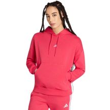 adidas Essentials Damen-Sweatshirt mit kleinem Logo, kuschelig weich, Pink KF8401