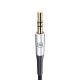 8. 3mk AUX-Miniklinkenkabel (3,5 mm) / USB-C-Kabel – silber