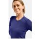 5. Odlo BL TOP Crew Neck L/S MERINO 200 Langarm-Thermounterwäsche Größe S Blau