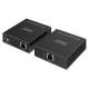 10. Verlängerungskabel (Extender) über verdrilltes Paar Kat. 6A USB 3.1 Gen1 bis zu 100 m, 3x USB-A, 1x USB-C bis zu 5 Gbit/s, 1x RJ45 (Gigabit Ethernet) - Set (Empfänger/Sender)