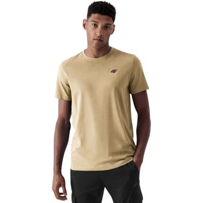 Herren-T-Shirt 4F M4484 beige 4FWSS26TTSHM4484 83S