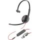 4. POLY Blackwire 3215 Einohr-USB-C-Headset + 3,5-mm-Klinkenstecker + USB-C/A-Adapter (Großpackung)
