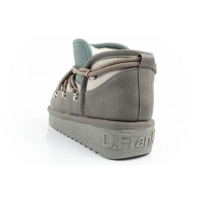 14. D.Franklin Damen Winter Schneestiefel Modische isolierte Stiefeletten Grau