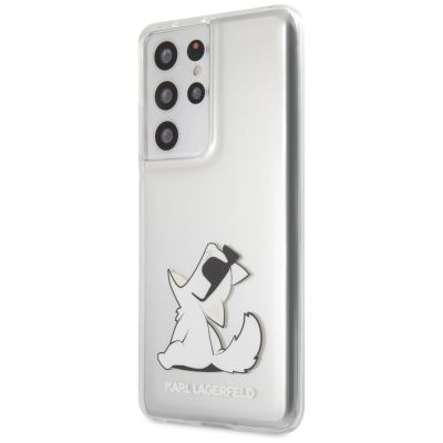 2. Karl Lagerfeld Choupette Fun Case für Samsung Galaxy S21 Ultra - Transparent
