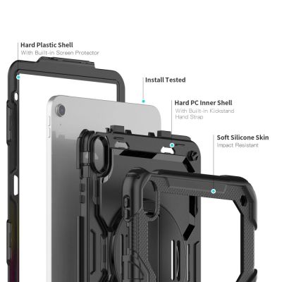 11. Tech-Protect Solid360 Hülle für iPad 10,9" 2022 - Schwarz