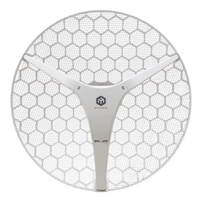 MIKROTIK RouterBOARD LHG-5axD-XL + L3 Router (800 MHz; 256 MB RAM, 1x GLAN, 1x 5 GHz 802.11ax; 27 dBi Antenne) für den Außenbereich