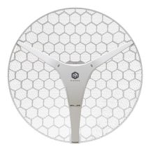 MIKROTIK RouterBOARD LHG-5axD-XL + L3 Router (800 MHz; 256 MB RAM, 1x GLAN, 1x 5 GHz 802.11ax; 27 dBi Antenne) für den Außenbereich