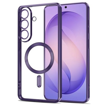 2. Tech-Protect MagFlex MagSafe Hülle für Samsung Galaxy S26 – Transparentes Lila