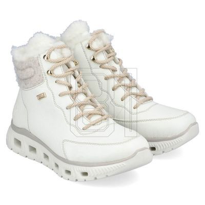 33. Rieker W RKR720 isolierte Sportstiefel, weiß