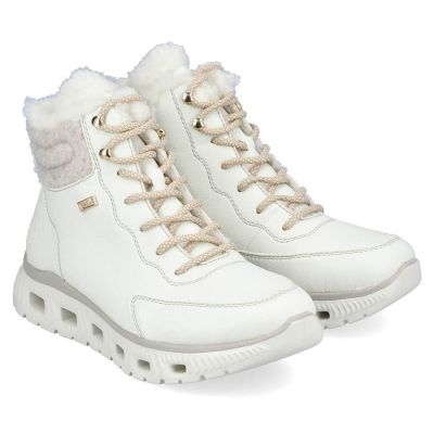33. Rieker W RKR720 isolierte Sportstiefel, weiß