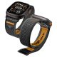 Spigen Athlex Air 2 Armband für Apple Watch (44 / 45 / 46 / 49 mm) – Schwarz und Orange