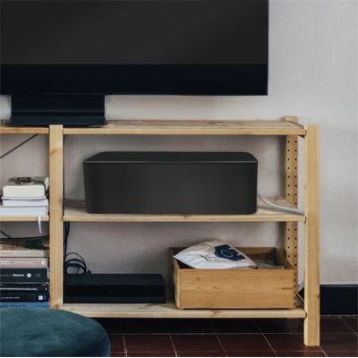 8. LogiLink KAB0077 Kabelorganisator Universal-Kabelbox Schwarz 3 Stück.
