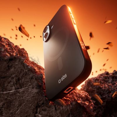 4. SBS Full Active Mag Case mit D3O-Technologie für iPhone 17 – Schwarz