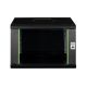 3. Digitus Unique 19" 7U 600x600 Wand-Netzwerkschrank, Glastür, schwarz, ungeteilt, montiert, 100 kg