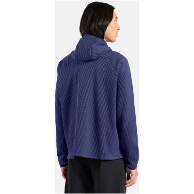 3. Odlo Mid Layer Hoody CUBIC Kapuzenpullover, blau