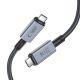 3. Tech-Protect UltraBoost Max USB-C 4.0 / USB-C 4.0 PD 240 W 8K 40 Gbit/s 2 m Kabel – Grau