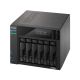 4. NAS Asustor AS6706T; Tower; 6x (3,5" SATA HDD/ 2,5" SSD); Intel Celeron N5105; 8 GB DDR4 SODIMM (max. 16 GB), 2x 2,5-GbE, 4x M.2 2280 NVMe PCIe 3.0, 2x USB 3.2 Gen, 1x HDMI 2.0b, 1x optionale 10-GbE-Karte