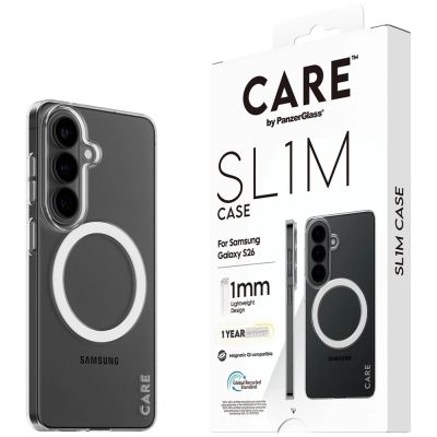 5. CARE by PanzerGlass SL1M Hülle für Samsung Galaxy S26 - Transparent