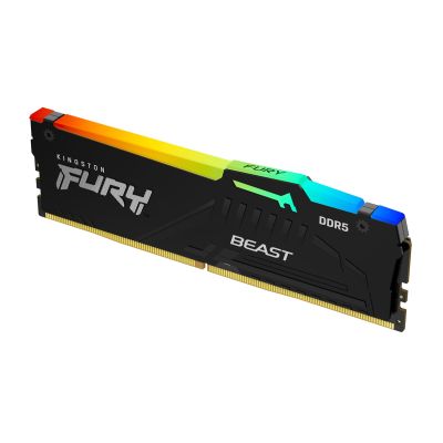 9. Kingston Technology FURY Beast RGB Speichermodul 16 GB 1 x 16 GB DDR5 5200 MT/s