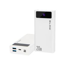 BLOW Powerbank 20000 mAh QC+PD 20 W + Lightning White PB20E