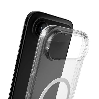 4. Puro Impact Clear D3O TPU+PC MagSafe kompatible Hülle für iPhone 17 Air - Transparent