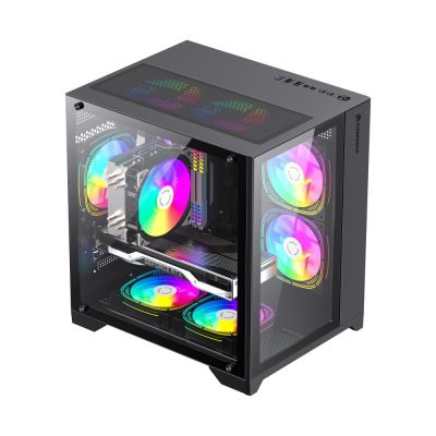 3. GameMax Infinity Mini BK Micro Tower Schwarz