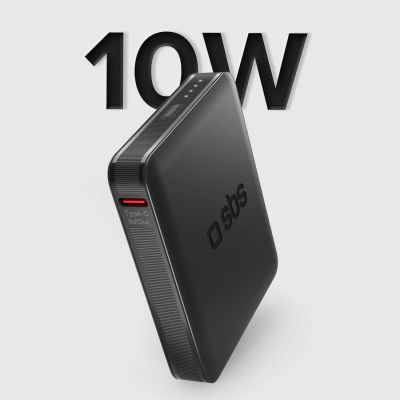 3. Powerbank SBS NanoTube 5000 mAh High-Density - schwarz