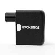Rockbros 42320008001 Mini-Elektro-Fahrradpumpe für Schrader-/Presta-Ventile 100 PSI – Schwarz
