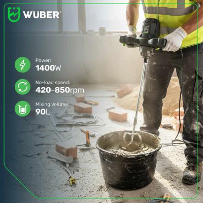 8. Elektrischer Mixer 1400W W38635 WUBER