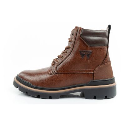 2. Wrangler Nevada Herren Schuhe Chelsea Boots elegant modisch Schnürer Braun