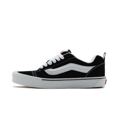 Vans Knu Skool Herren Sneakers Schwarz True White (VN0009QC6BT)